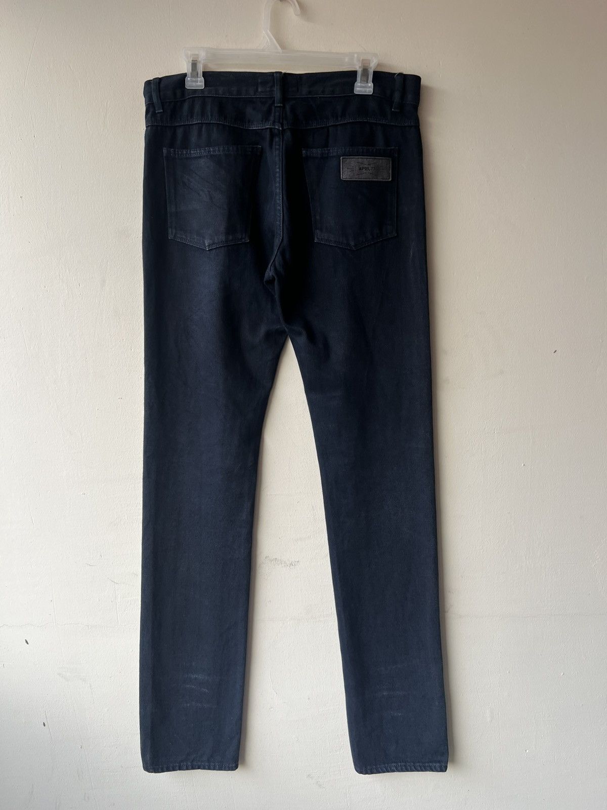 April 77 April 77 Made in Morocco Blue Black Denim Dictator Jeans Size US 30 / EU 46 - 3 Thumbnail