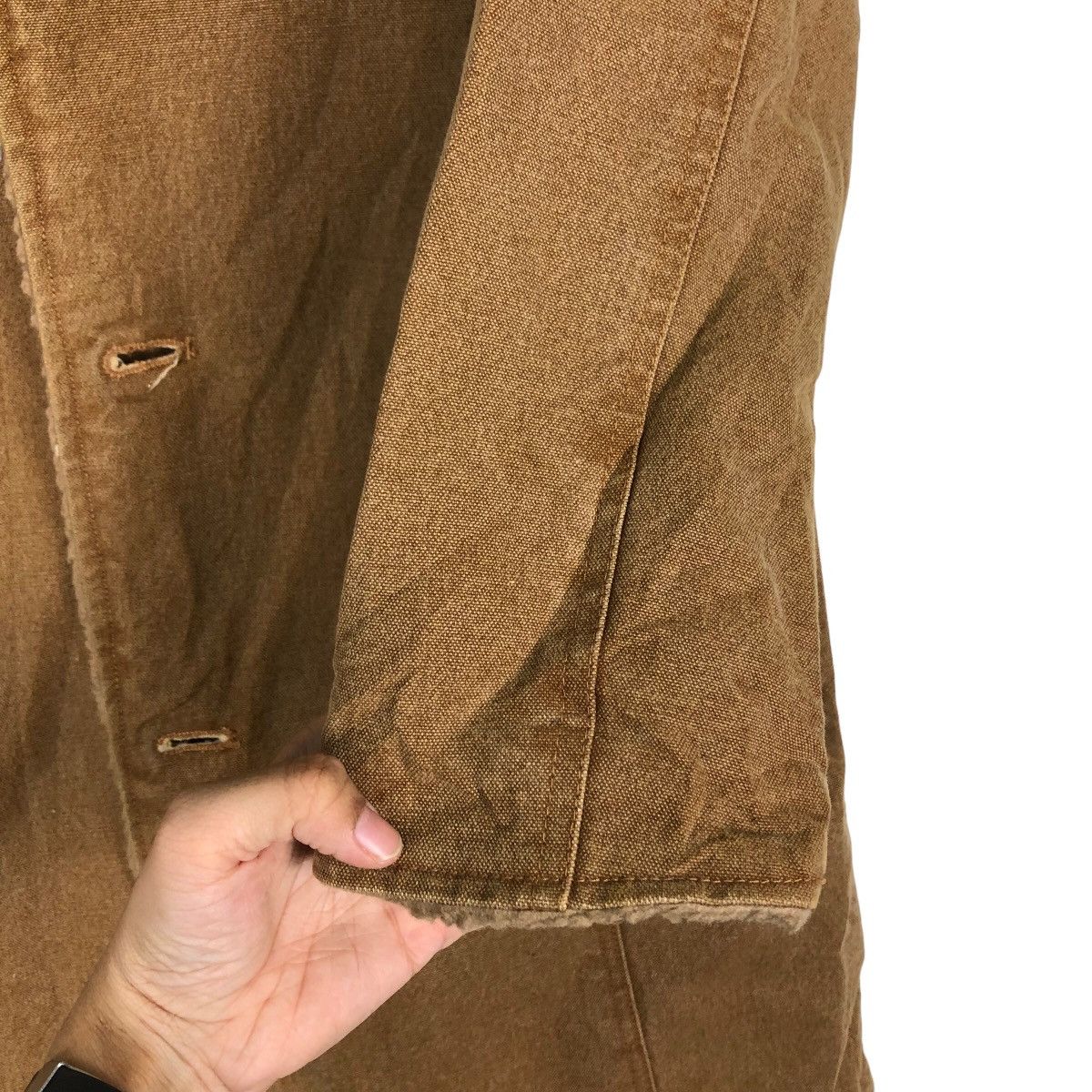 Japanese Brand 🔥Vintage Detroit Long Jacket Duck Canvas Double Name Size US M / EU 48-50 / 2 - 15 Thumbnail