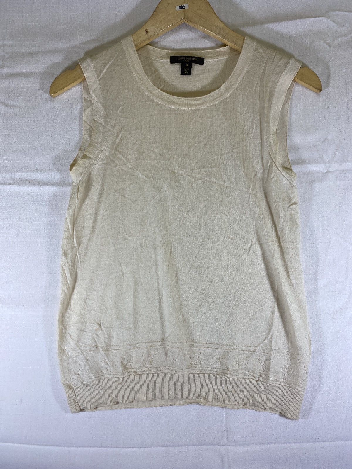 Louis Vuitton monogram embordiered vest knit Size US S / EU 44-46 / 1 - 2 Thumbnail