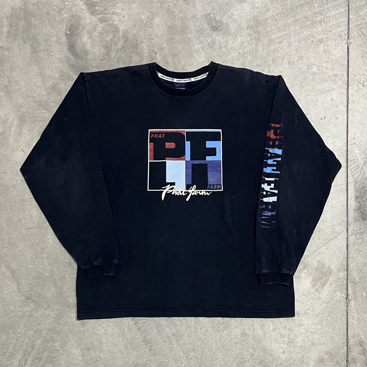 Phat Farm × Vintage Vintage Y2K Phat Farm Long Sleeve Tee Size US XL / EU 56 / 4 - 2 Thumbnail
