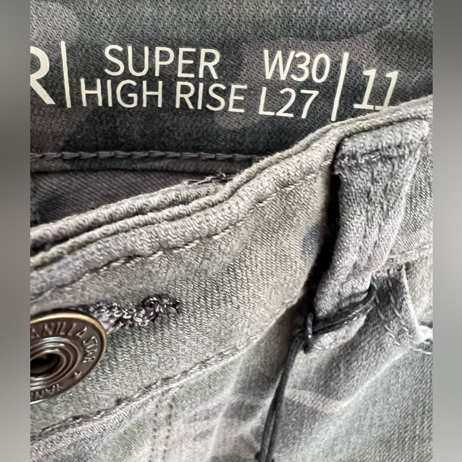 Other Nwt Vanilla Star High Rise Distressed Camo Jeggings 11 30x27 Size 30" / US 8 / IT 44 - 6 Thumbnail