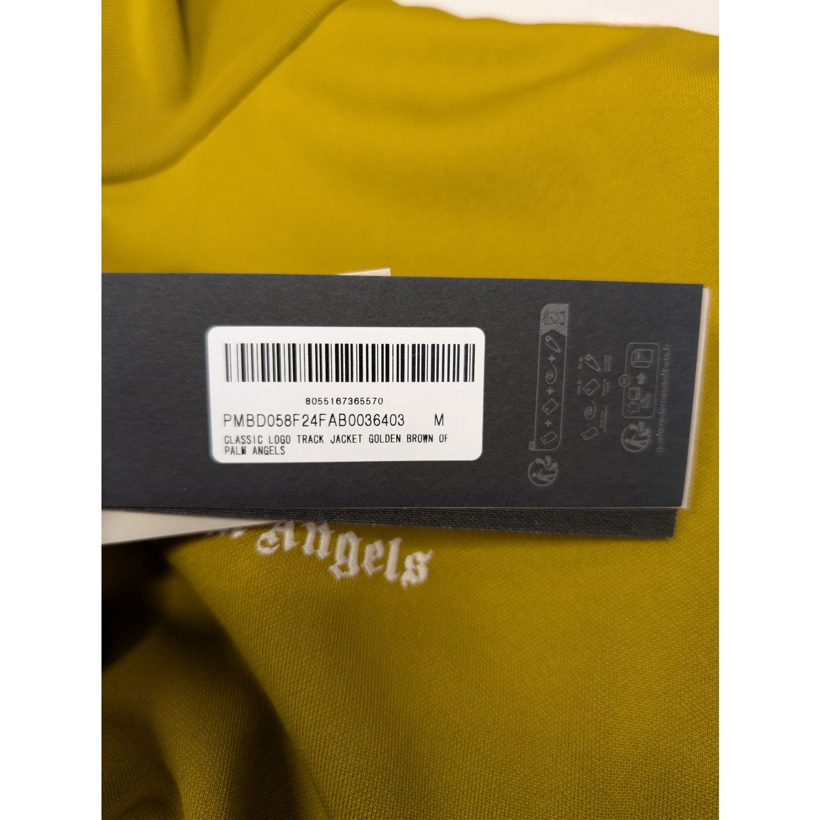 Palm Angels o1rshd1 Classic Logo Track Jacket in Golden Brown / Mustard Size US M / EU 48-50 / 2 - 22 Thumbnail