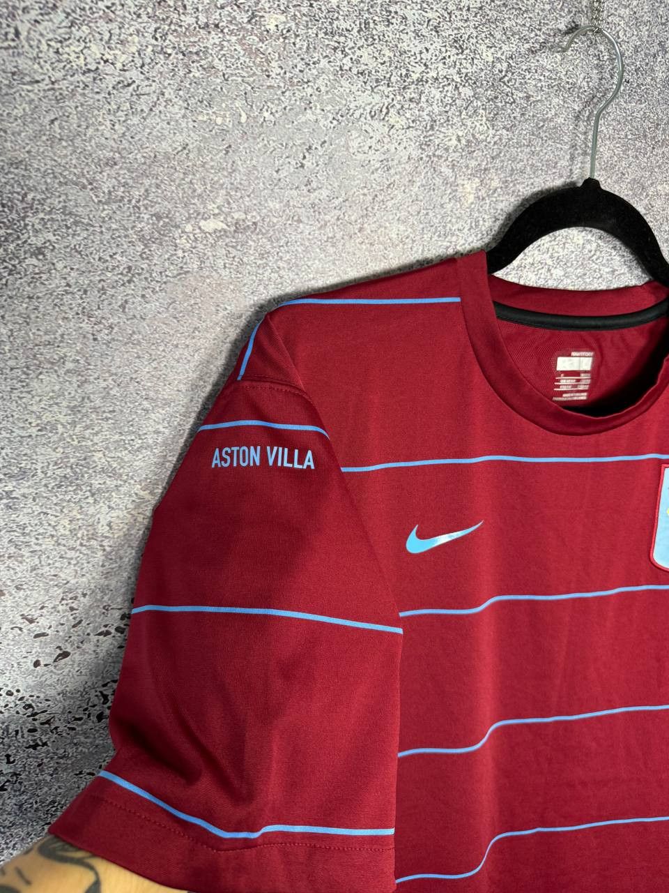Nike × Vintage Vintage Aston Villa 2006 Nike Training Pre-Match Jersey Size US L / EU 52-54 / 3 - 7 Thumbnail