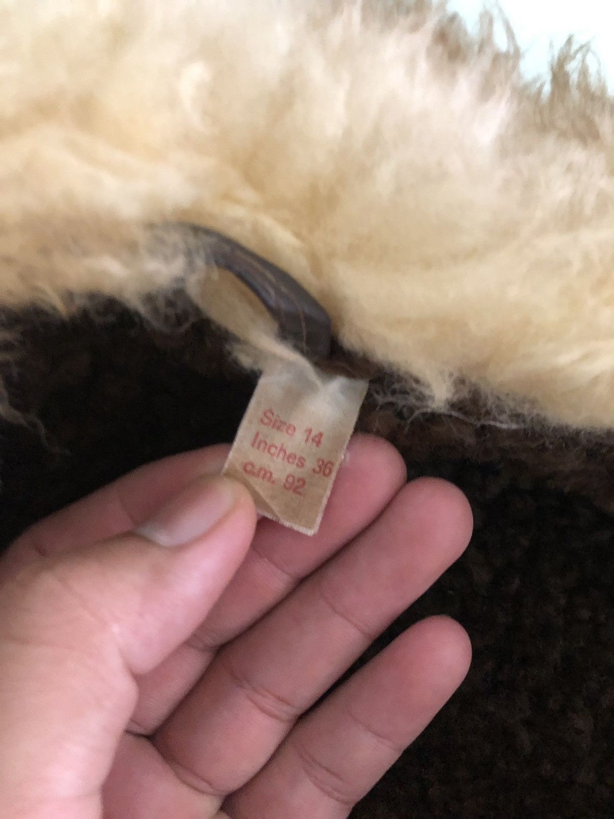 Leather Vintage Homestead Hand Made B3 Shearling Leather Jacket Size XL / US 12-14 / IT 48-50 - 18 Thumbnail