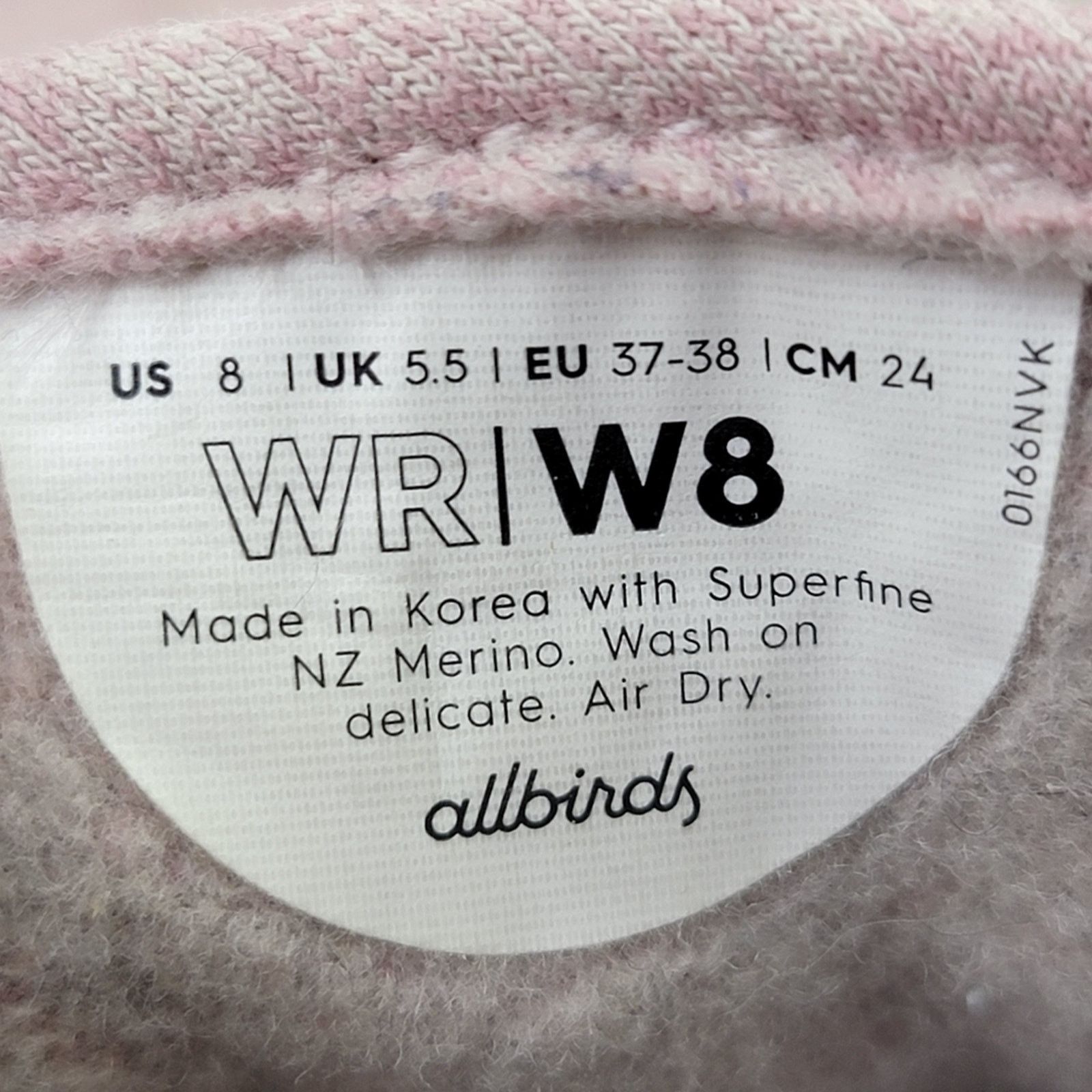 Allbirds Allbirds Wool Runner WR Mizzles Hazy Mauve (Blizzard Sole) Size US 8 / IT 38 - 9 Thumbnail