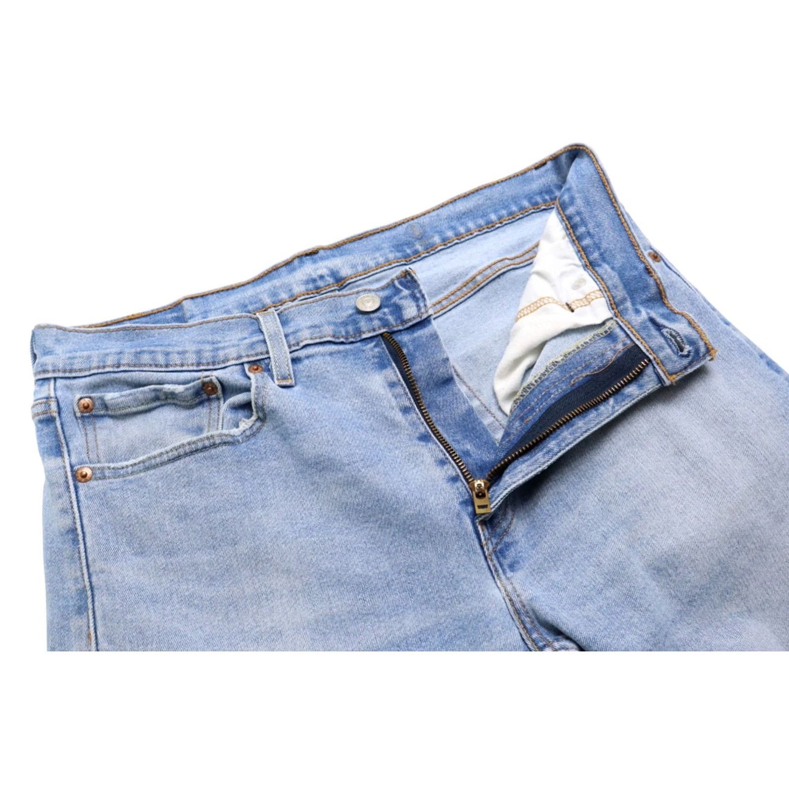 Levi's LEVI'S 512 Jeans Men's W32/L32 Slim Tapered Fit Whiskers Faded Blue Denim Size US 32 / EU 48 - 4 Thumbnail