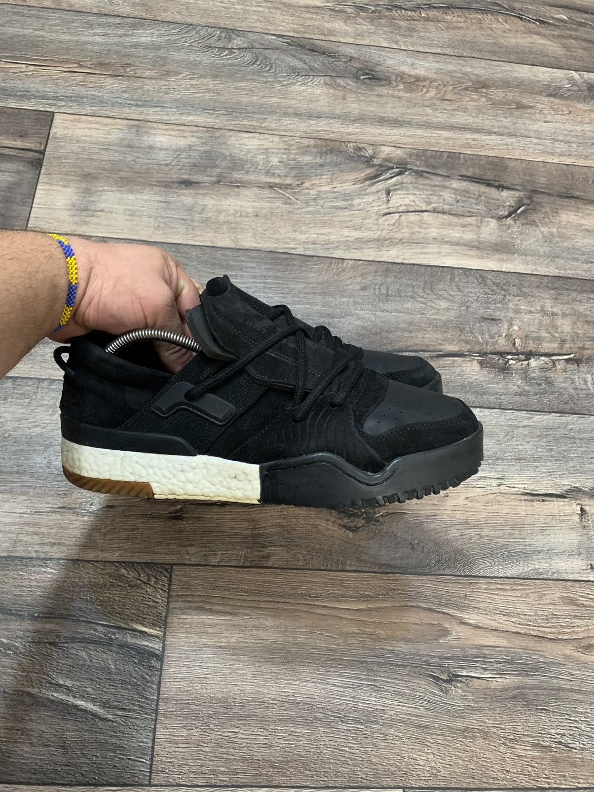 Adidas x Alexander Wang AW BBall Low Black Sneakers US10,5