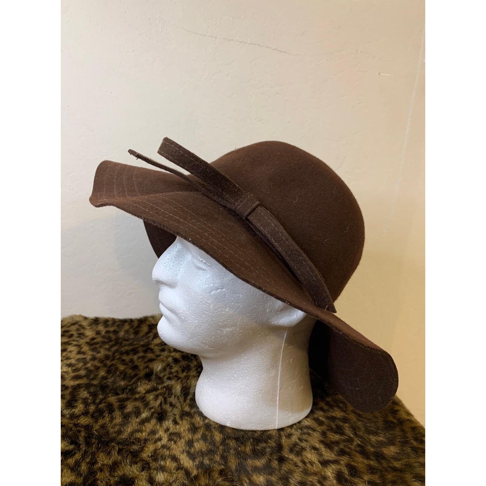 Other Wool Hat Brown Color Women One Size Fit All Size ONE SIZE - 6 Thumbnail