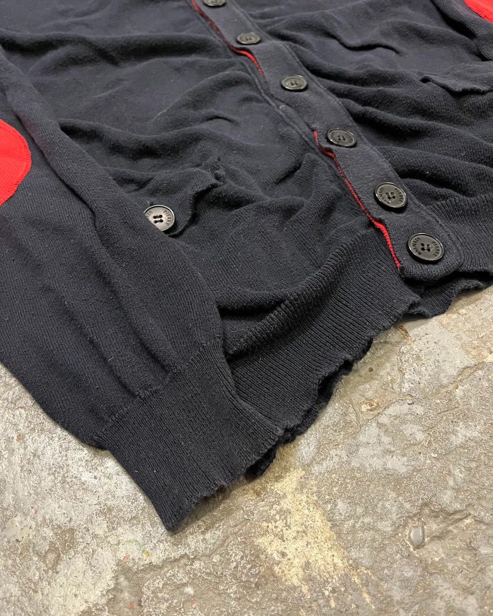 Pierre Balmain Pierre Balmain Navy & Orange Contrast Stitch Cardigan Size S / US 4 / IT 40 - 6 Thumbnail