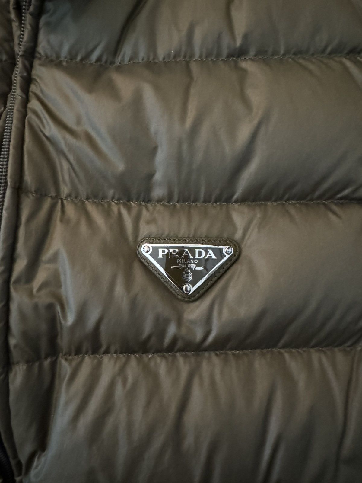 Prada Prada Down Puffer Vest Green Size US S / EU 44-46 / 1 - 5 Thumbnail