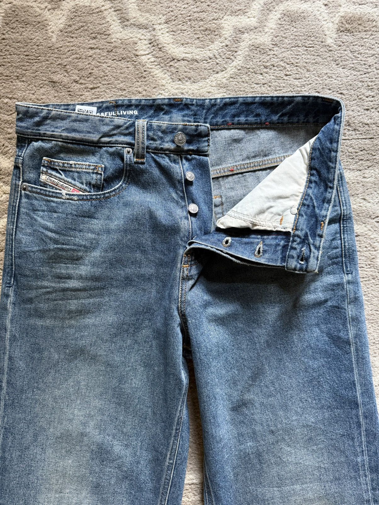 Diesel Diesel 2001 Relaxed Jeans Low Waist D-Macro Size US 30 / EU 46 - 4 Thumbnail