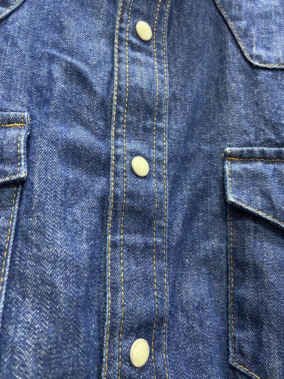 GU GU UNIQLO SNAP BUTTON DENIM JACKET Size US L / EU 52-54 / 3 - 4 Thumbnail