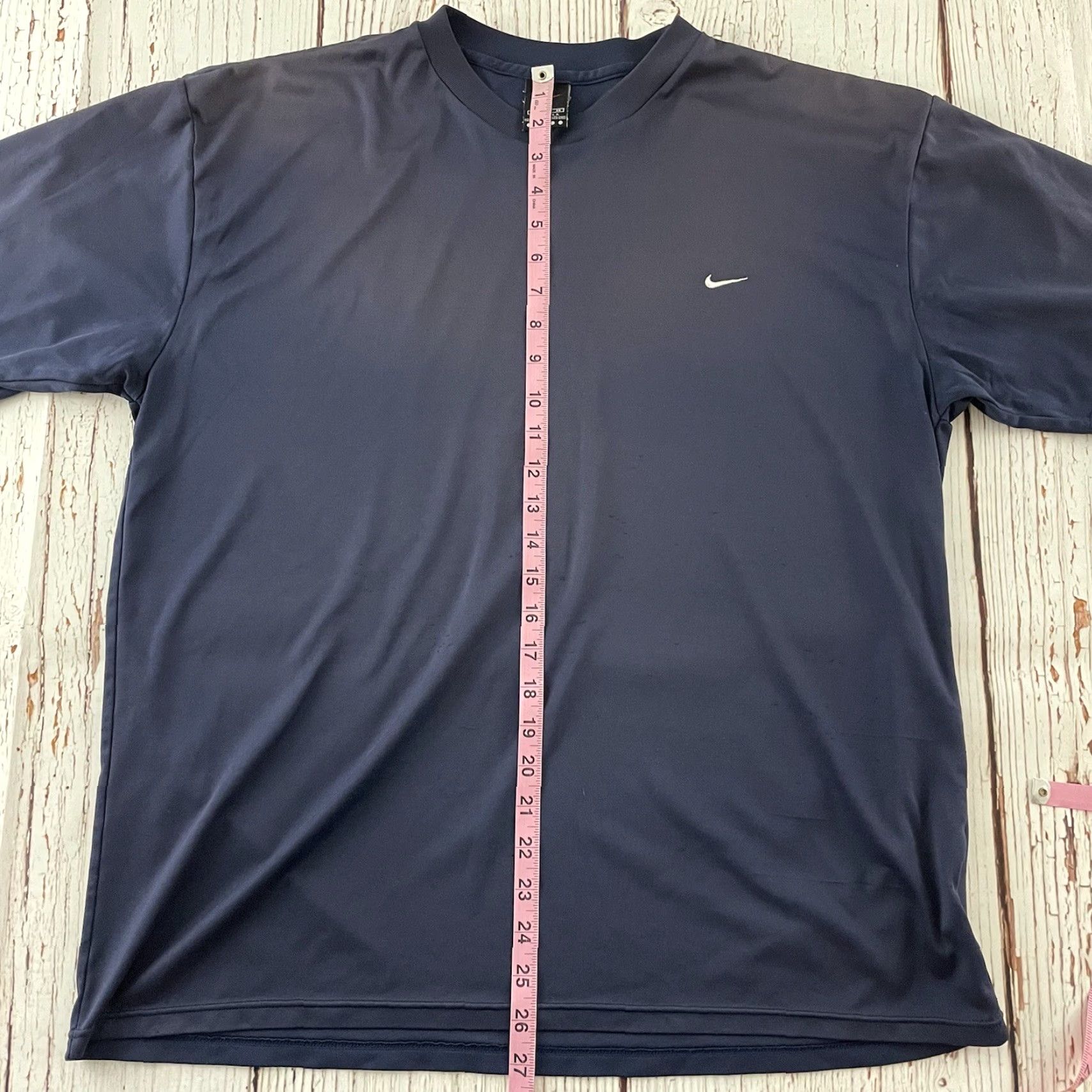 Nike VINTAGE Nike Essential Check Short Sleeve T-Shirt Blue XL Mens USA Pattern Check Shirt Nike Essential Check USA Made in USA Size US XL / EU 56 / 4 - 7 Thumbnail