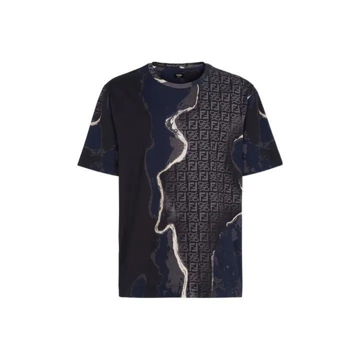 Fendi Fendi Abstract Pattern Short Sleeve T-Shirt -2507 Size US S / EU 44-46 / 1 - 1 Thumbnail