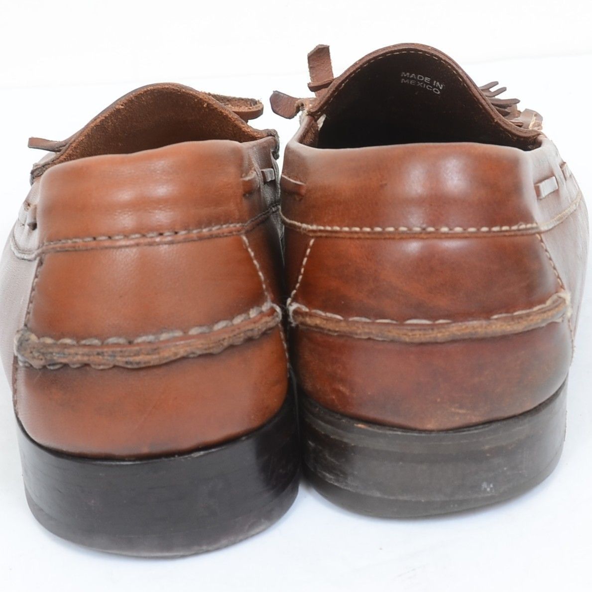 Cole Haan Cole Haan Mens Size 11D Brown Leather Tassles Pinch Loafers Size US 11 / EU 44 - 4 Thumbnail