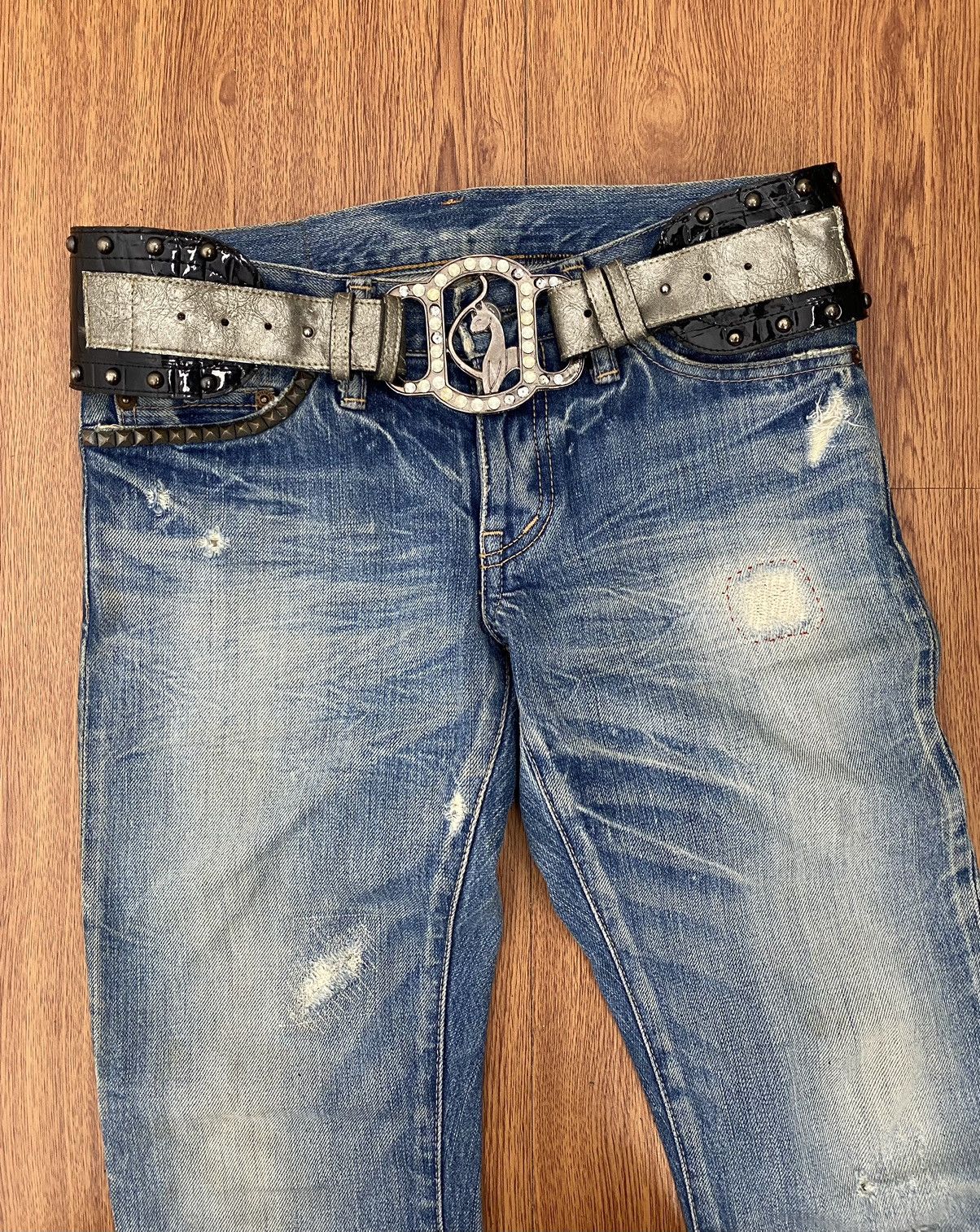 Japanese Brand Y2K wide cat belt Size ONE SIZE - 3 Thumbnail