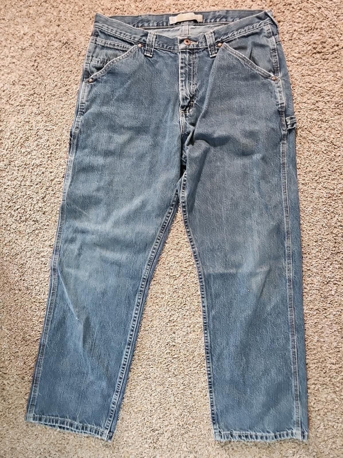 Lee Lee Dungarees Carpenter Jeans 34x30 Size US 34 / EU 50 - 1 Thumbnail