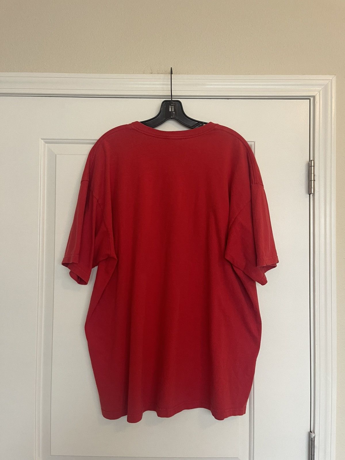 Nike × Vintage Vintage Y2K Silver Tag Red Nike Graphic T Shirt In EUC Size US XL / EU 56 / 4 - 5 Thumbnail