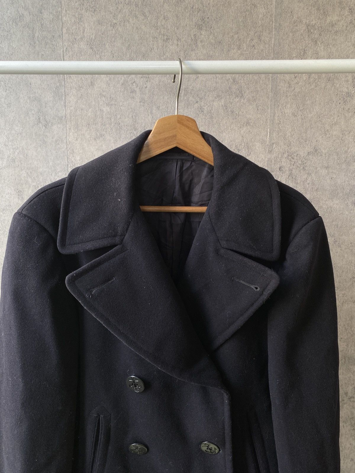 Naval Clothing Factory × Vintage WWII 40s/50s Naval Clothing Factory Heavy Coat Military Size US M / EU 48-50 / 2 - 4 Thumbnail