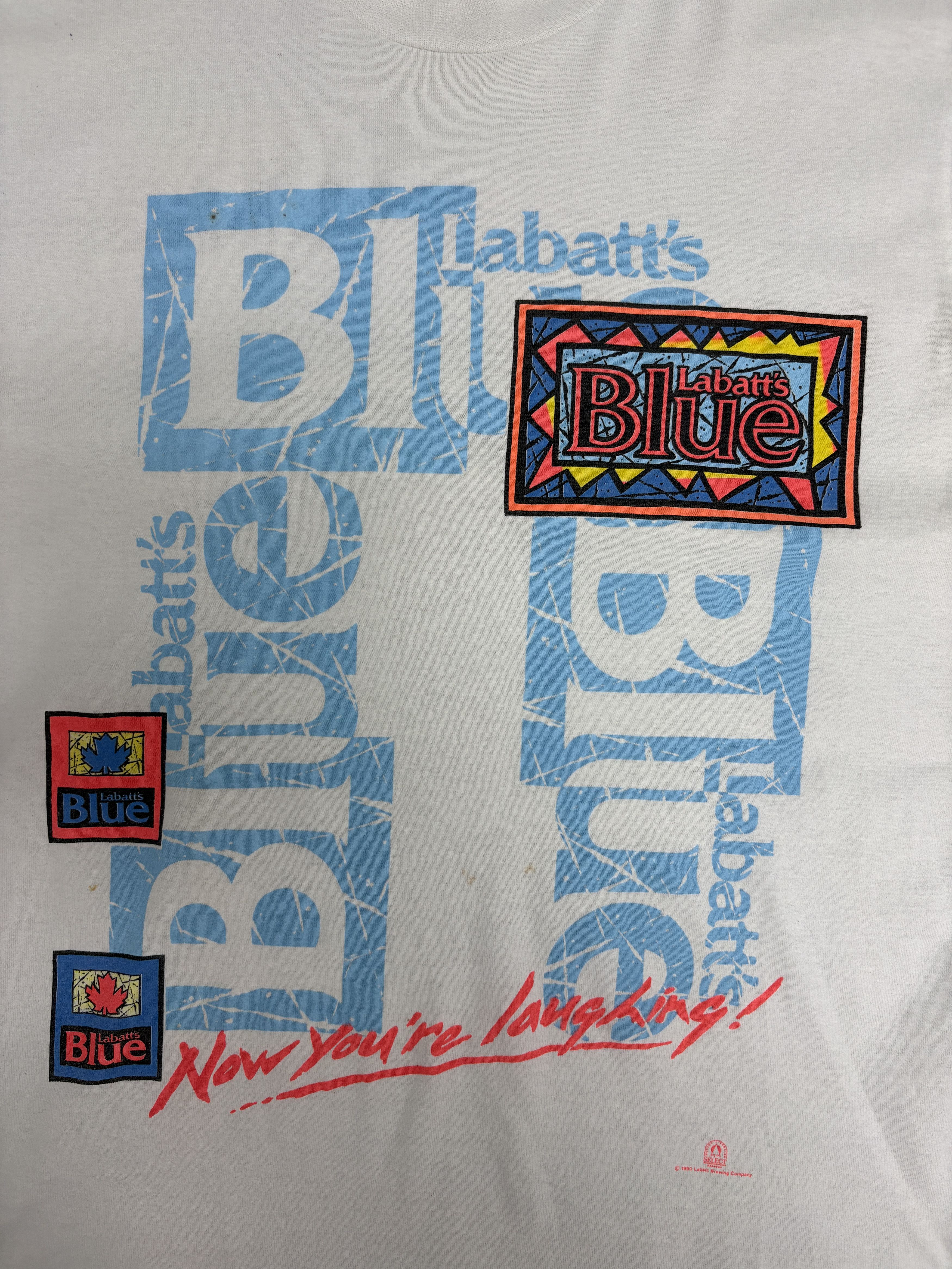 Vintage Labatt's Blue Now You're Laughing Vintage Tee Size US L / EU 52-54 / 3 - 2 Thumbnail