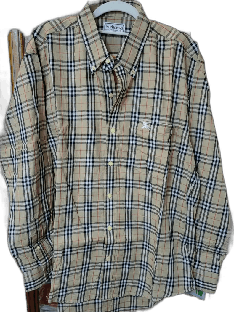 Burberry burberry long sleeve plaid shirt Size US L / EU 52-54 / 3 - 1 Thumbnail