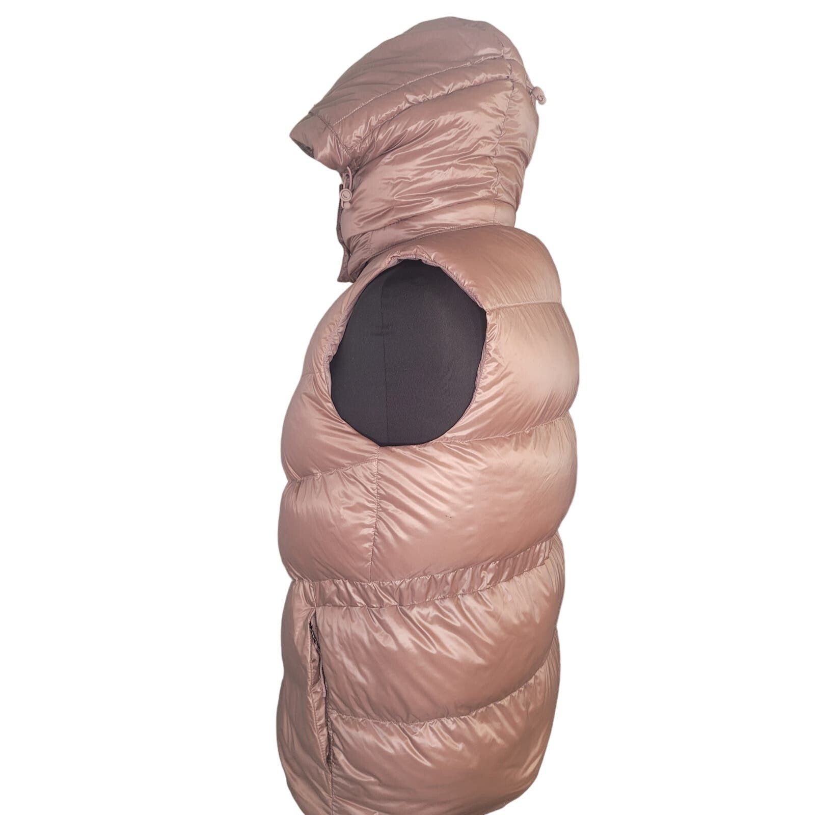 Athleta Athleta S800 Fill Lofty Duck Down Full Zip Puffer Vest Pink Size S / US 4 / IT 40 - 6 Thumbnail