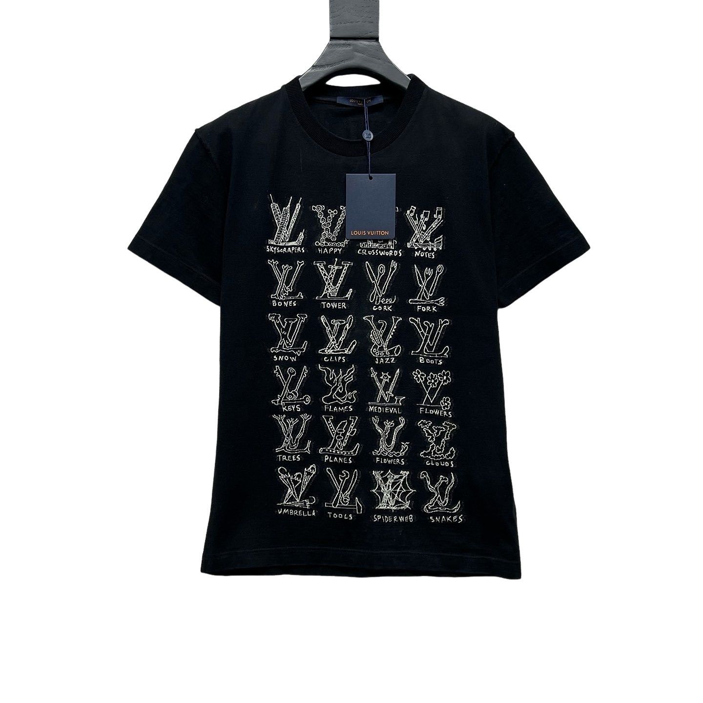 Louis Vuitton Hand LV Large Motif Peace and Love T Shirt | Grailed