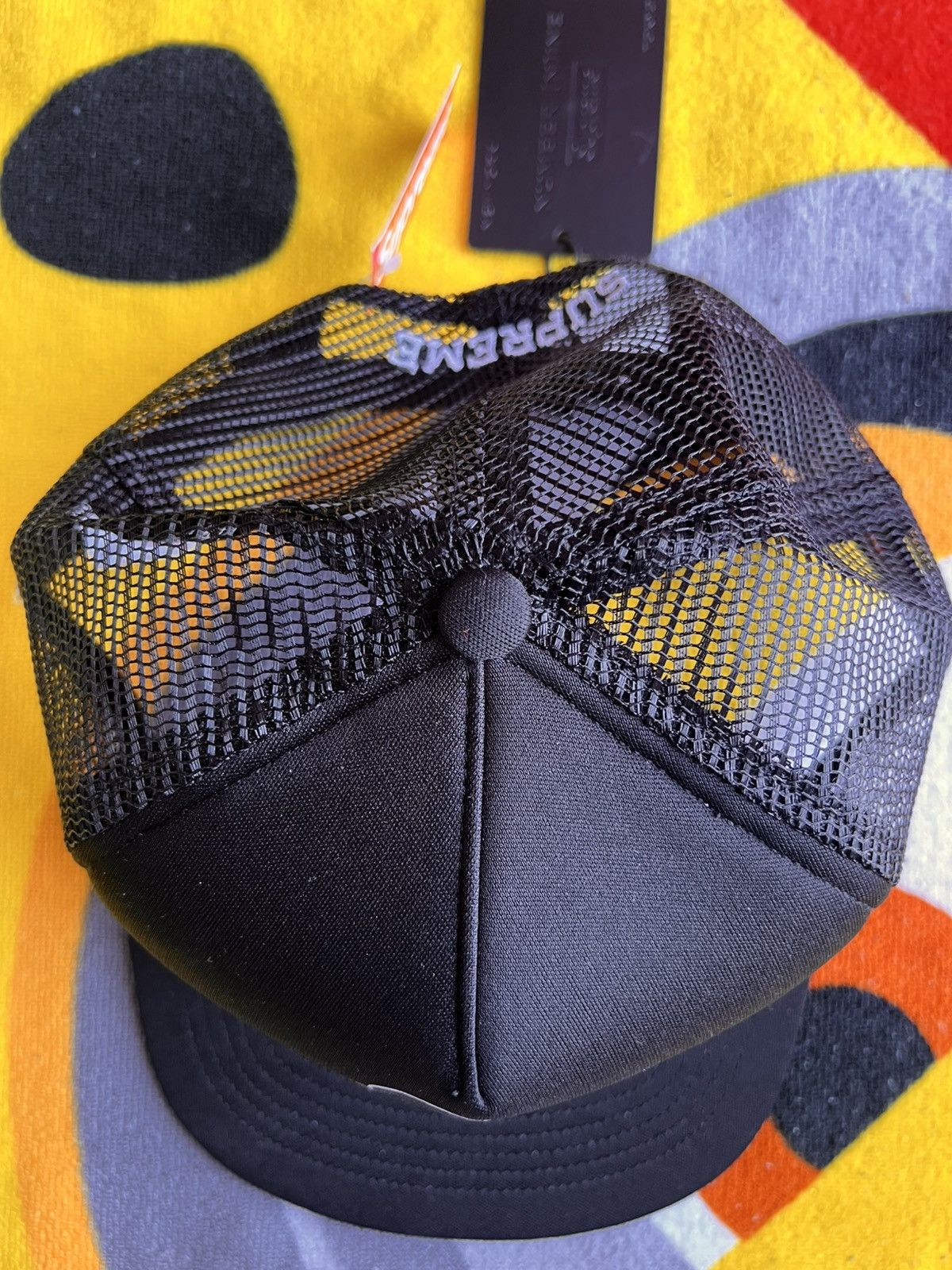 Supreme Supreme Number (N)ine Mickey Mouse Mesh 5-Panel Hat Black Size ONE SIZE - 6 Thumbnail
