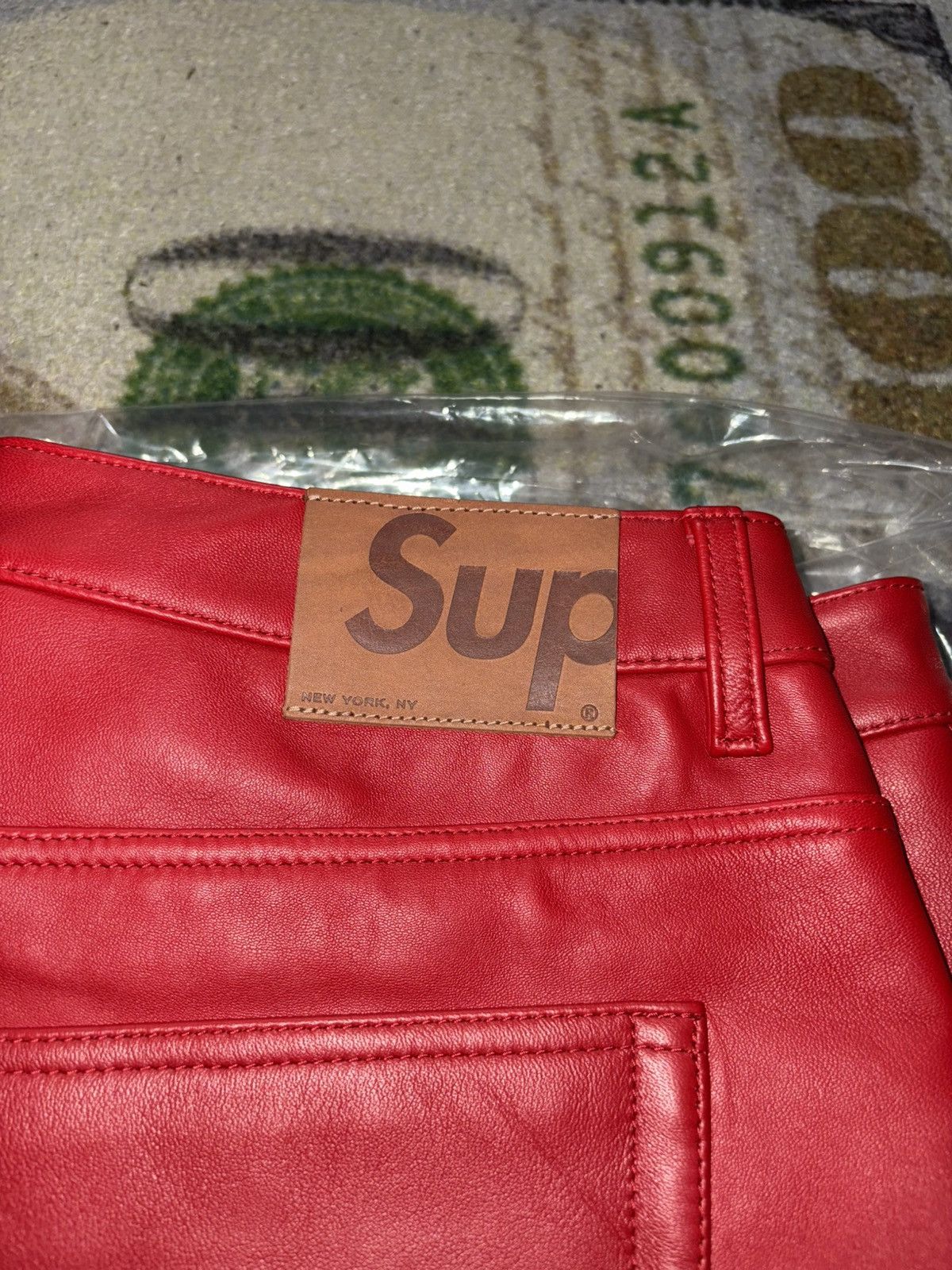 Supreme Supreme Leather 5-Pocket Jean Size US 36 / EU 52 - 2 Thumbnail