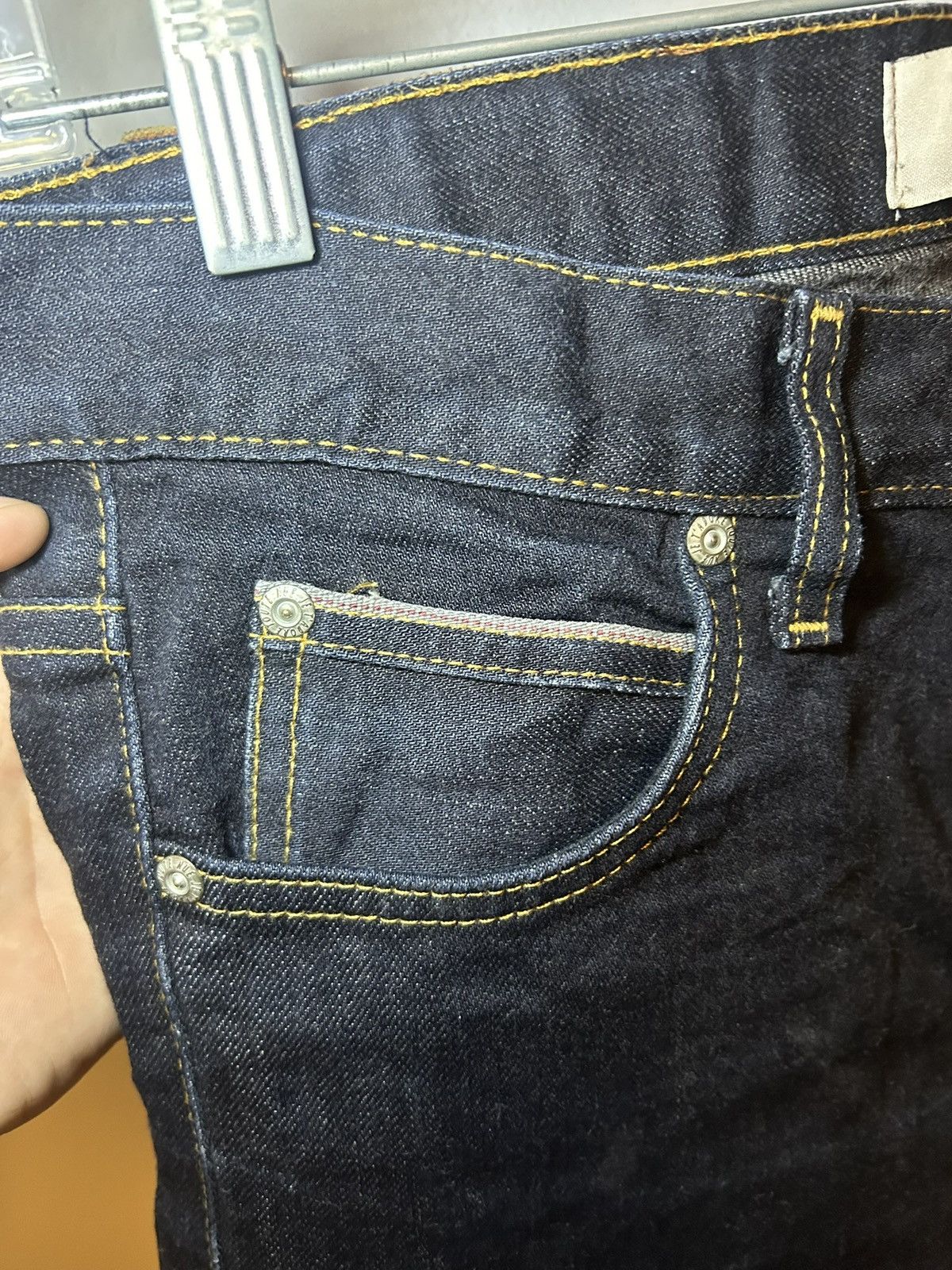 Naked & Famous Naked & Famous Deep Indigo Stretch Selvedge Denim jeans Size US 31 - 5 Thumbnail