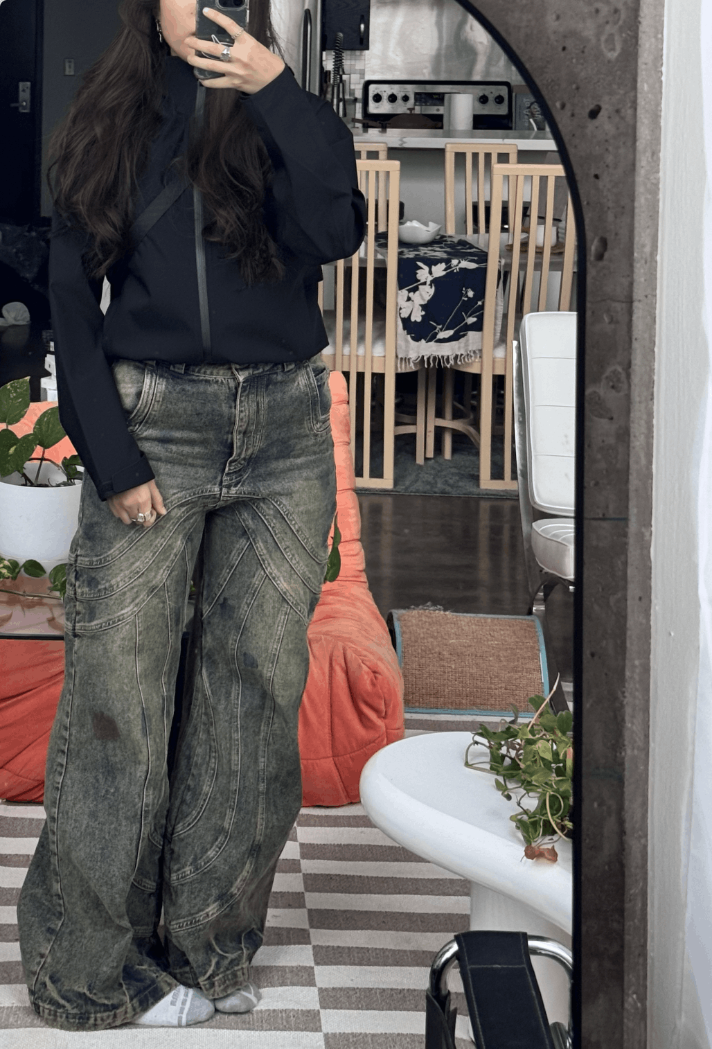 Japanese Brand × No Faith Studios No Faith Studios Heavy Wave Denim Size US 32 / EU 48 - 3 Thumbnail