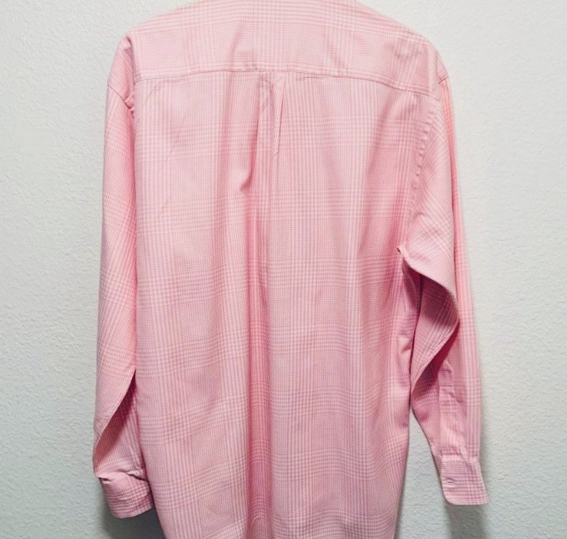 Burberry Burberry Pink Plaid Button-down Shirt Size Size US L / EU 52-54 / 3 - 4 Thumbnail