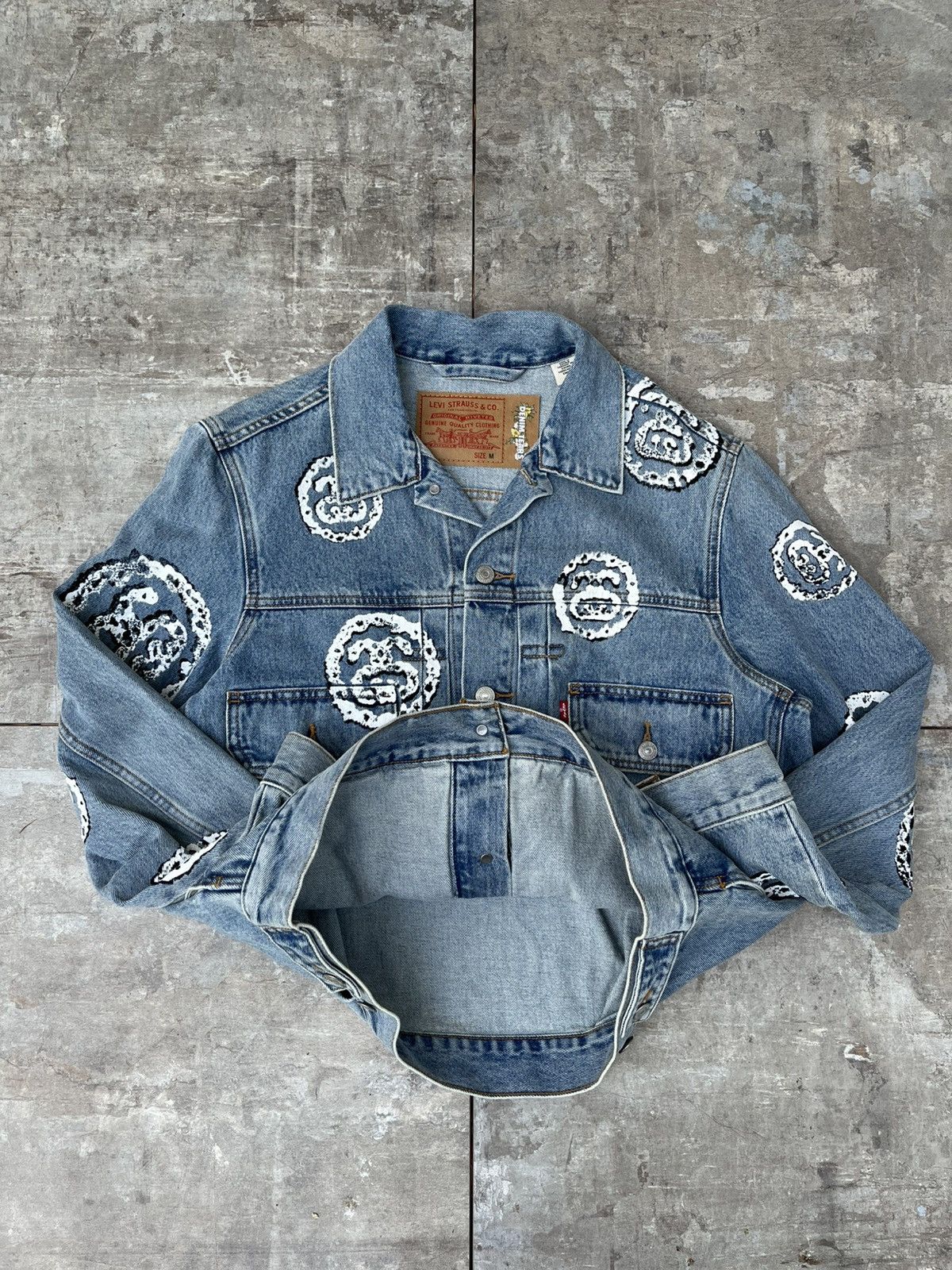 DENIM TEARS × Stussy Stussy x Denim Tears Levis Type 2 Jacket Size US M / EU 48-50 / 2 - 7 Thumbnail