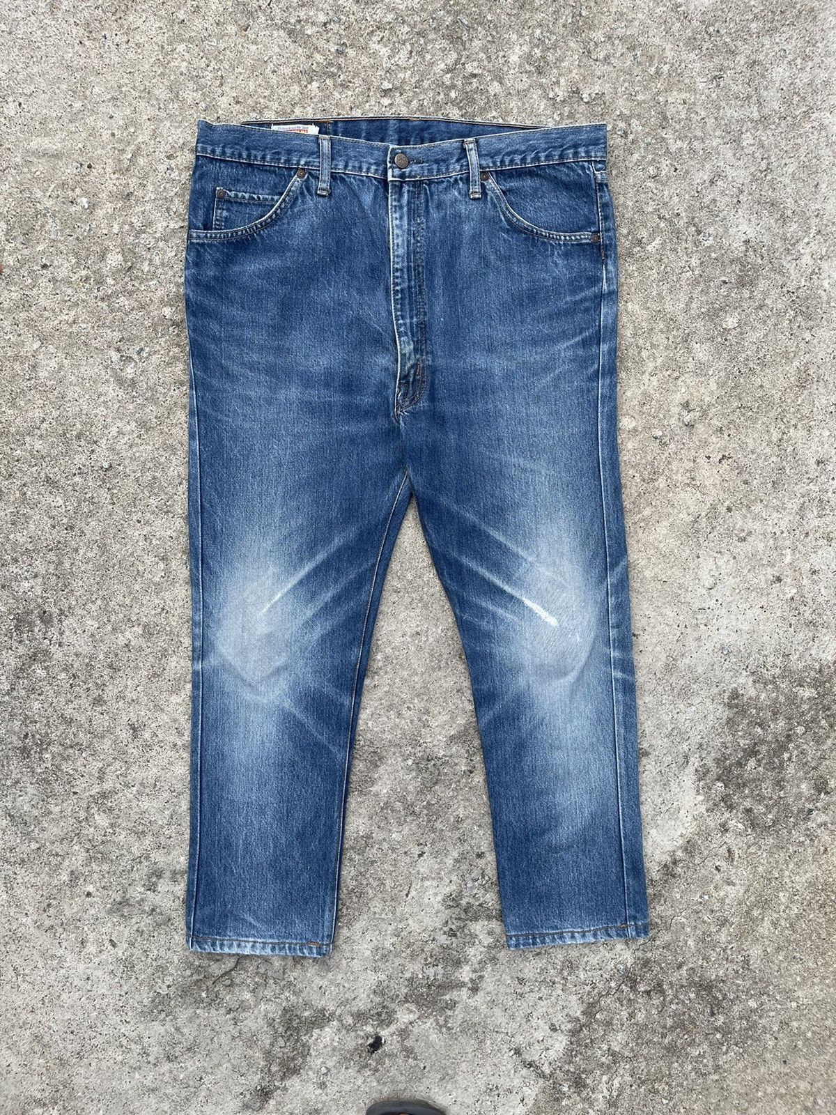 Big John 🔥 Big John Distressed Denim Streetwear W37🔥 Size US 37 - 2 Thumbnail