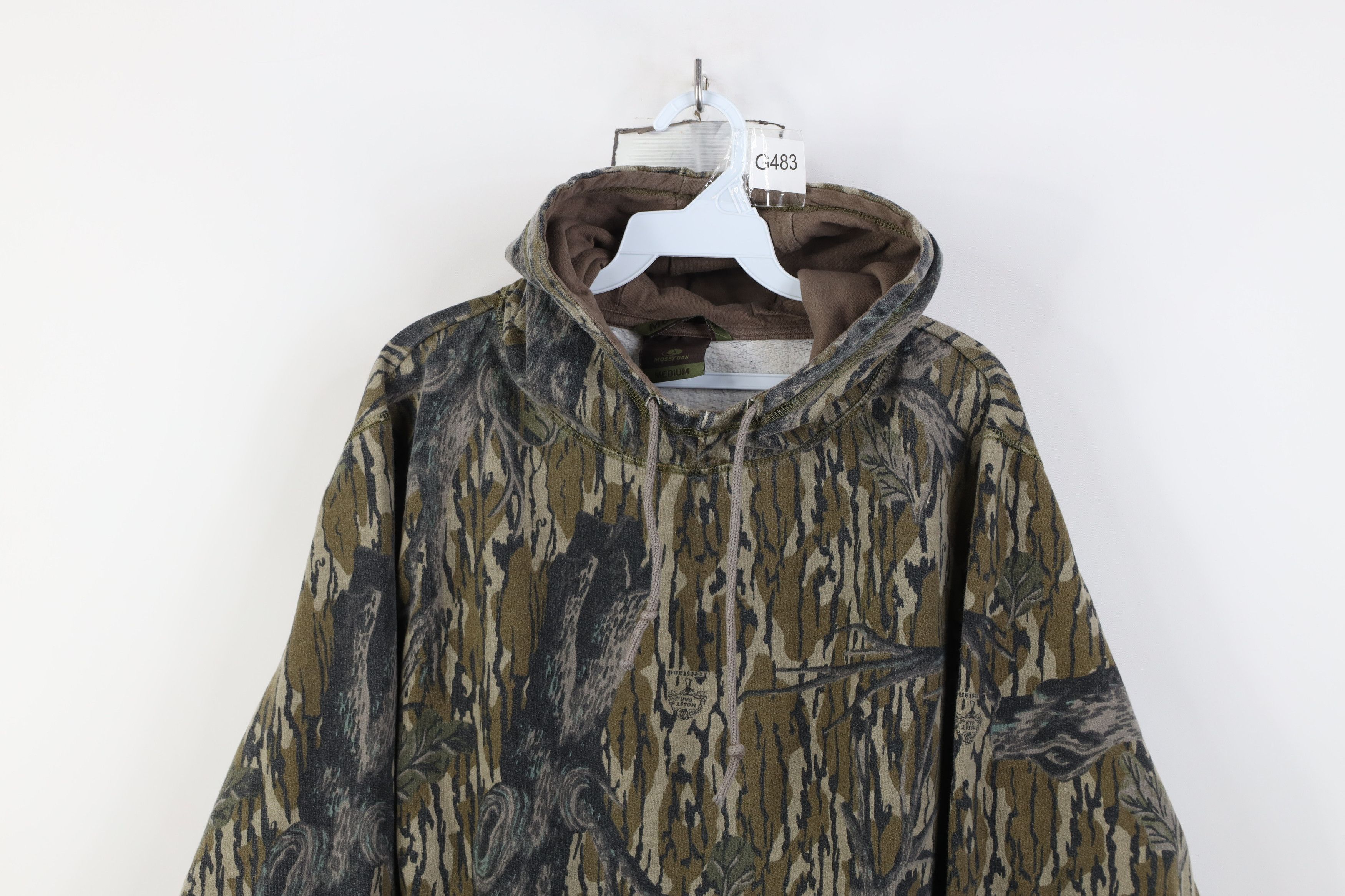Mossy Oaks Vintage Mossy Oak Camouflage Heavyweight Hoodie Sweatshirt Size US M / EU 48-50 / 2 - 2 Thumbnail