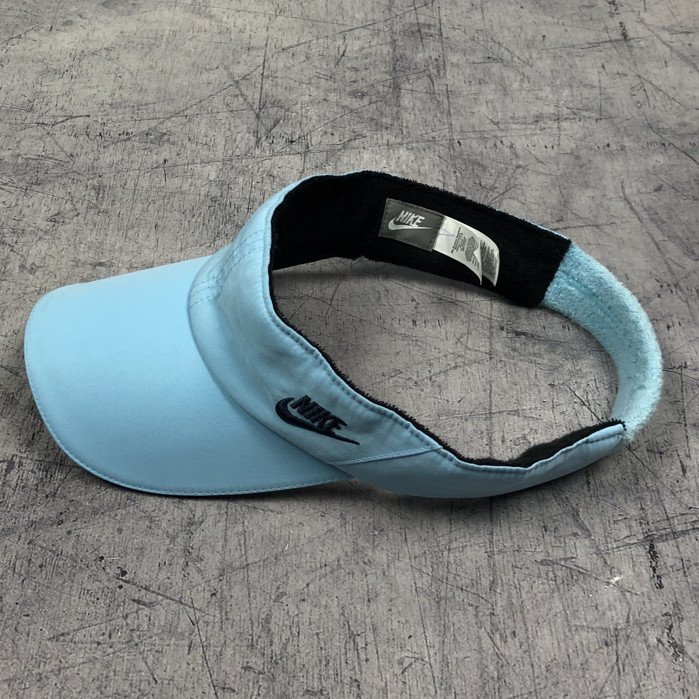 Nike Vintage Nike Swoosh Just Do It Visor Cap Size ONE SIZE - 3 Thumbnail