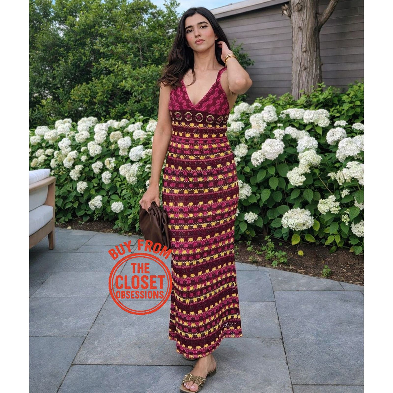 Zara ZARA Blogger Favorite V-Neck Knit Midi Dress NWT Multicolor Size L / US 10 / IT 46 - 10 Thumbnail