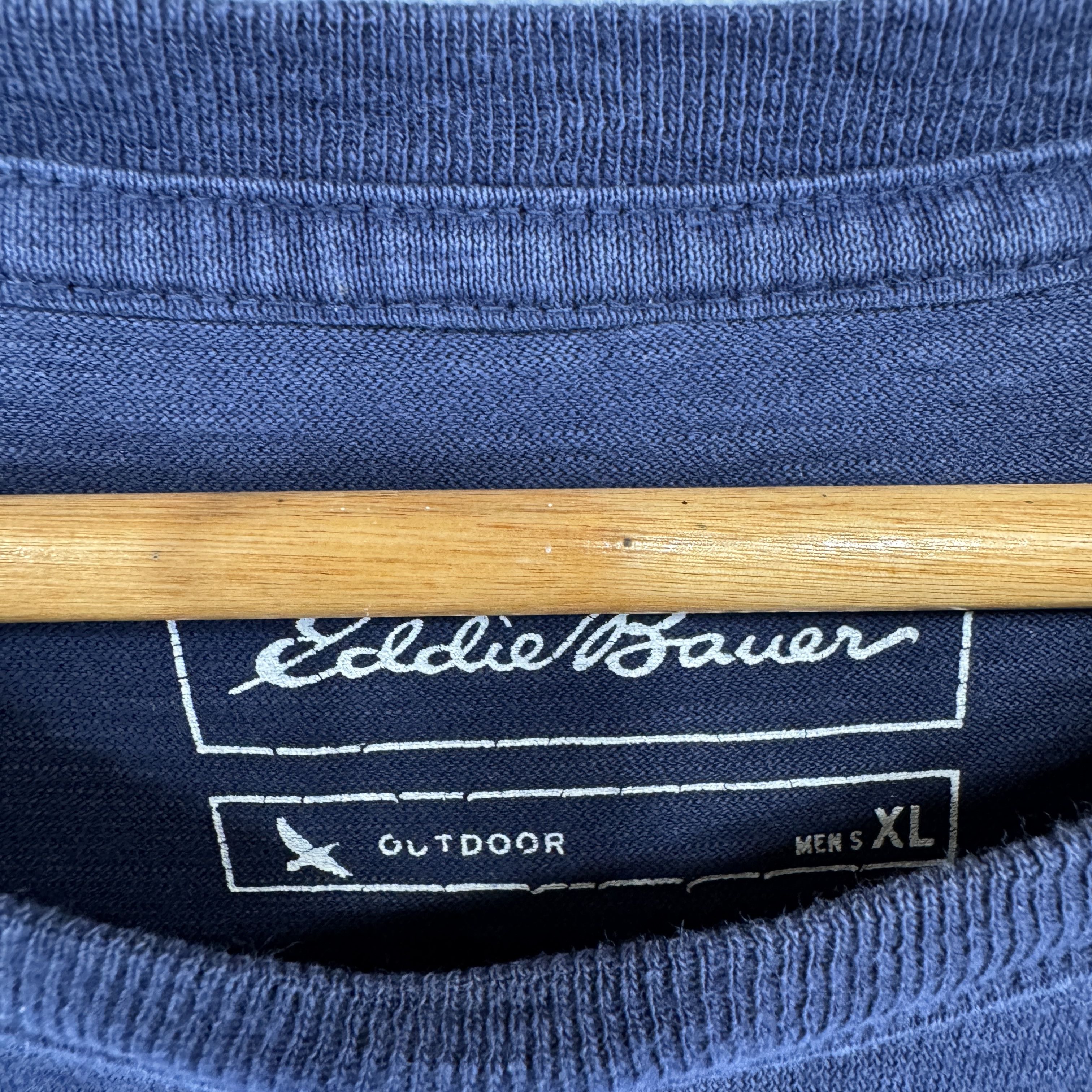Eddie Bauer Sunfaded Eddie Bauer Short Sleeve Crew Neck Tshirt Size US XL / EU 56 / 4 - 5 Thumbnail