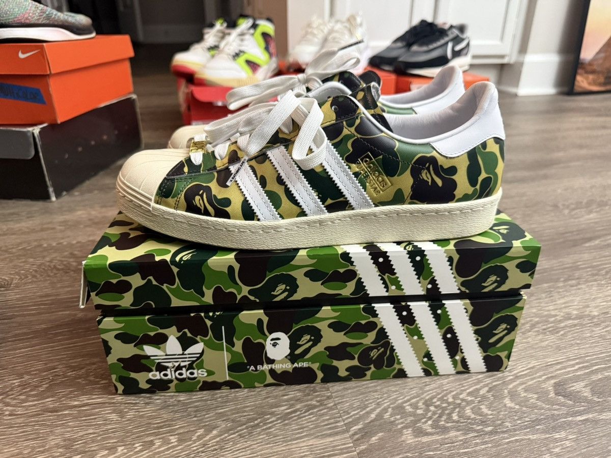 Adidas Adidas X bape superstar Size US 10.5 / EU 43-44 - 1 Thumbnail