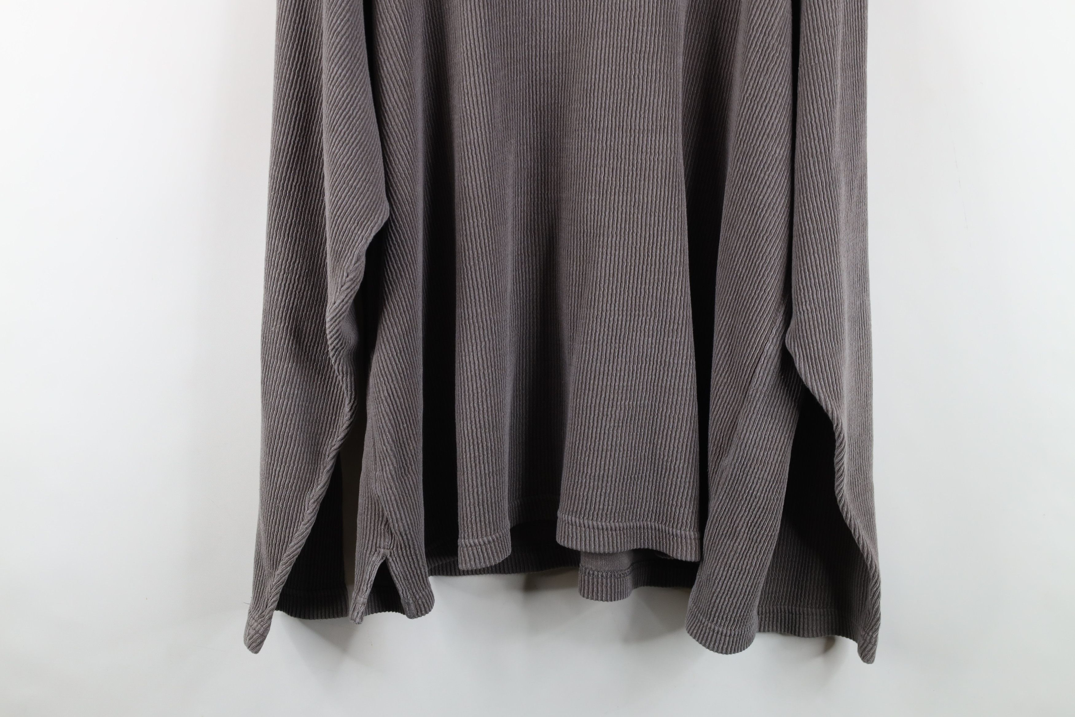 Vintage Vintage 90s Streetwear Blank Ribbed Knit Long Sleeve T-Shirt Size US XXL / EU 58 / 5 - 10 Thumbnail