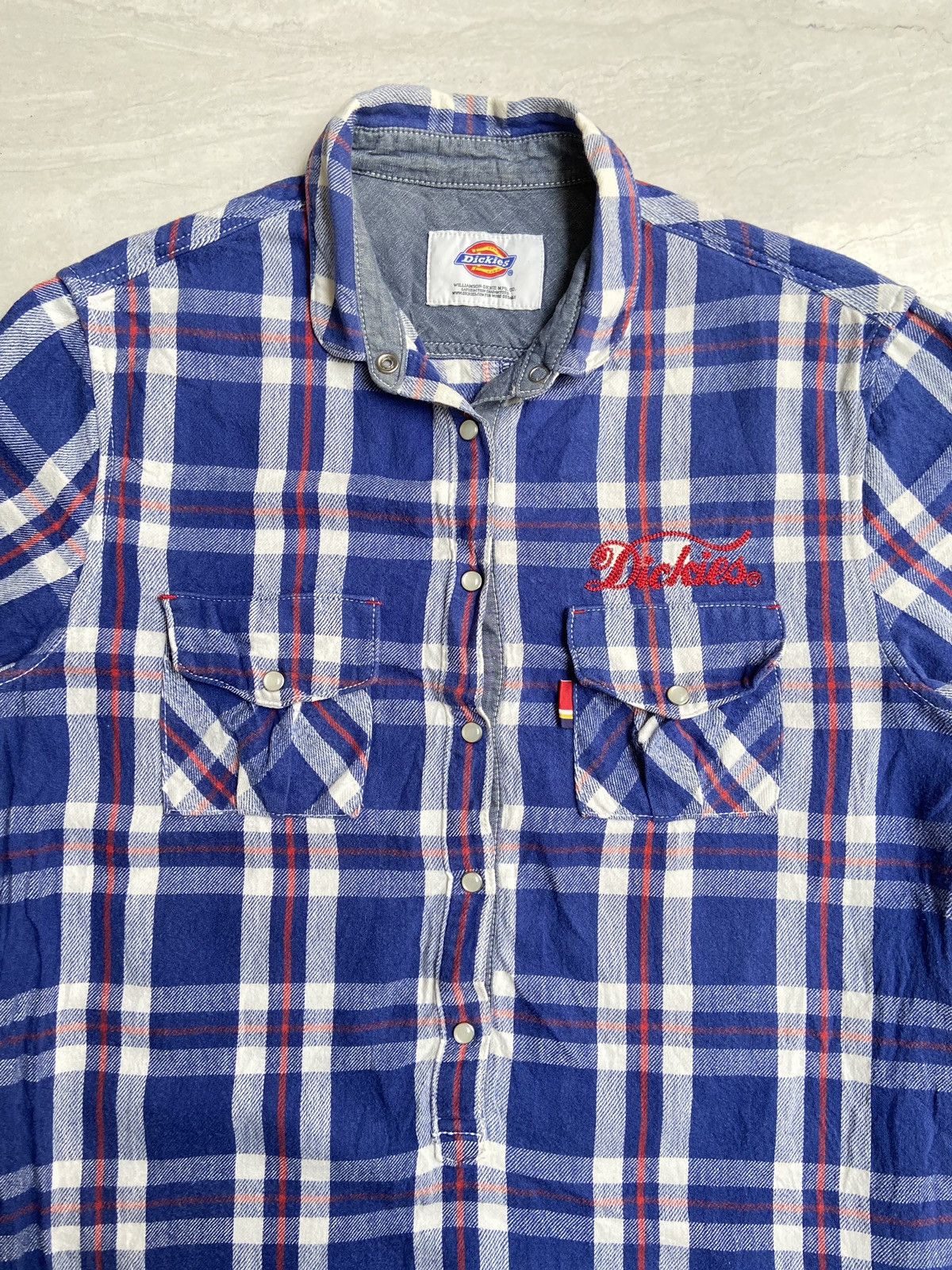 Dickies WILLIAMSON DICKIES Blue Long Shirt Size US XS / EU 42 / 0 - 9 Thumbnail