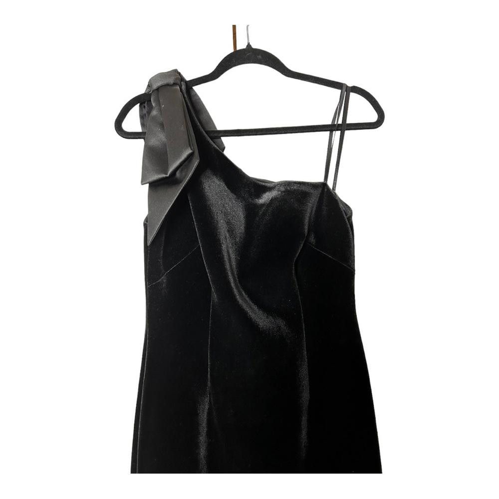 Designer Eliza J l Velvet One Shoulder Gown Size 8 Size M / US 6-8 / IT 42-44 - 5 Thumbnail