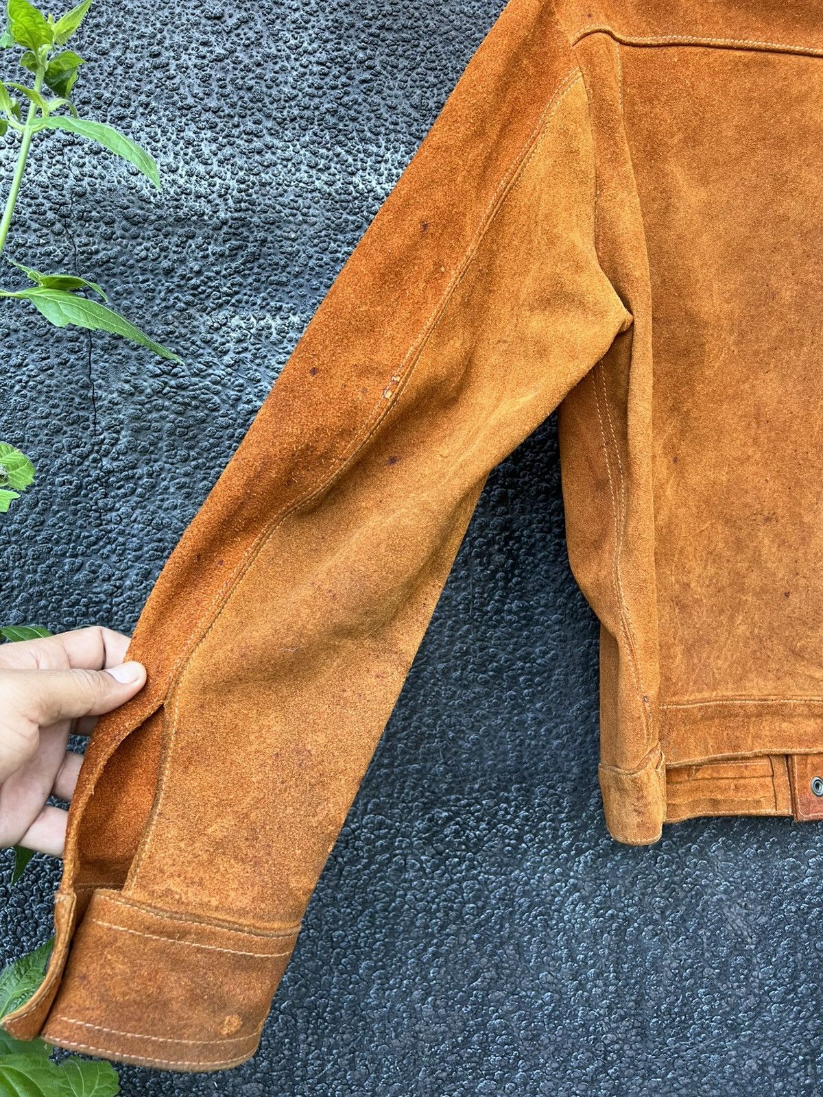 Other Vintage Lether Jacket B.S.H Button Size US S / EU 44-46 / 1 - 8 Thumbnail