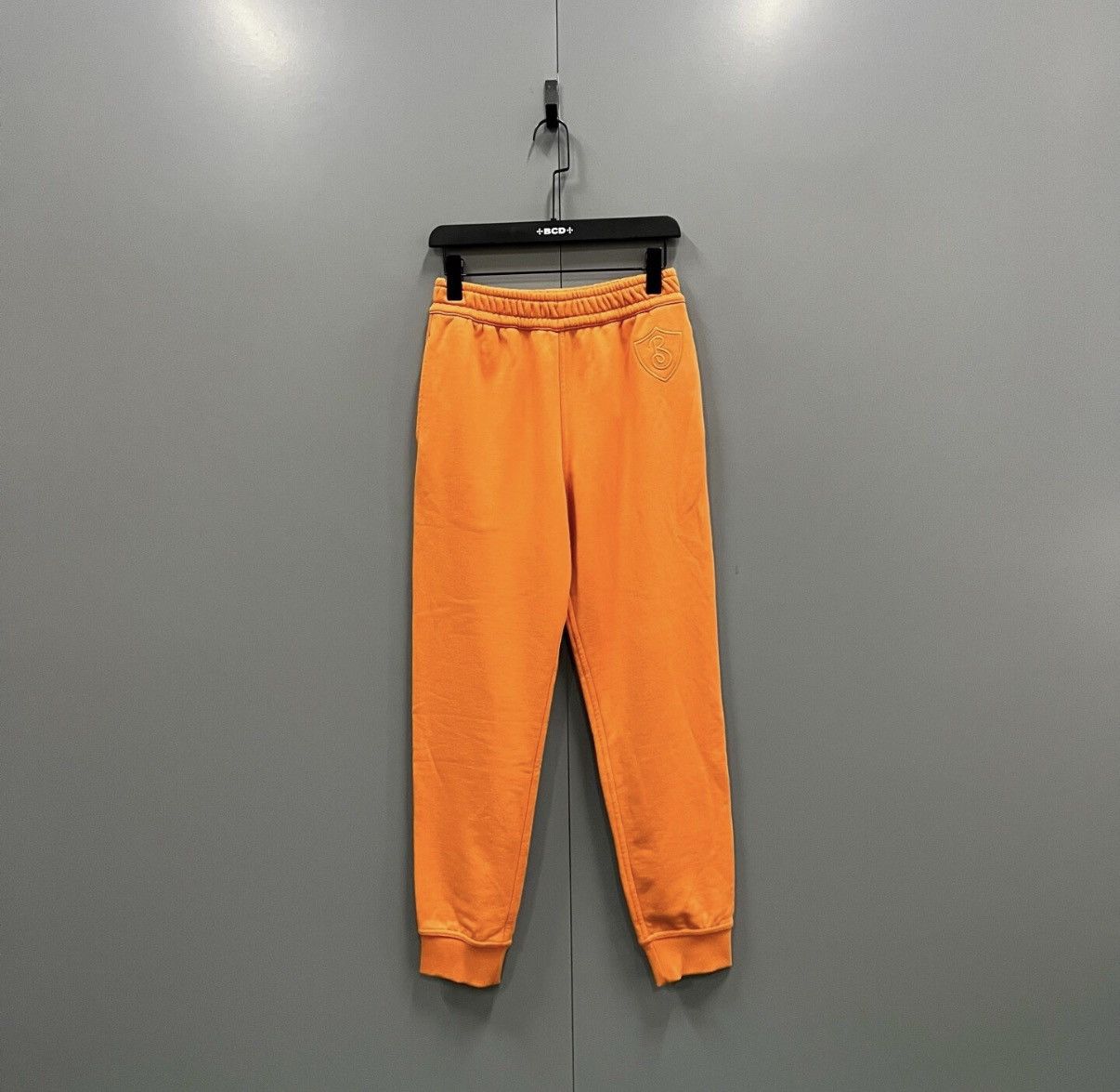 Burberry Burberry Orange Logo Embroidered Sweatpants J41 Size 26" / US 2 / IT 38 - 1 Thumbnail