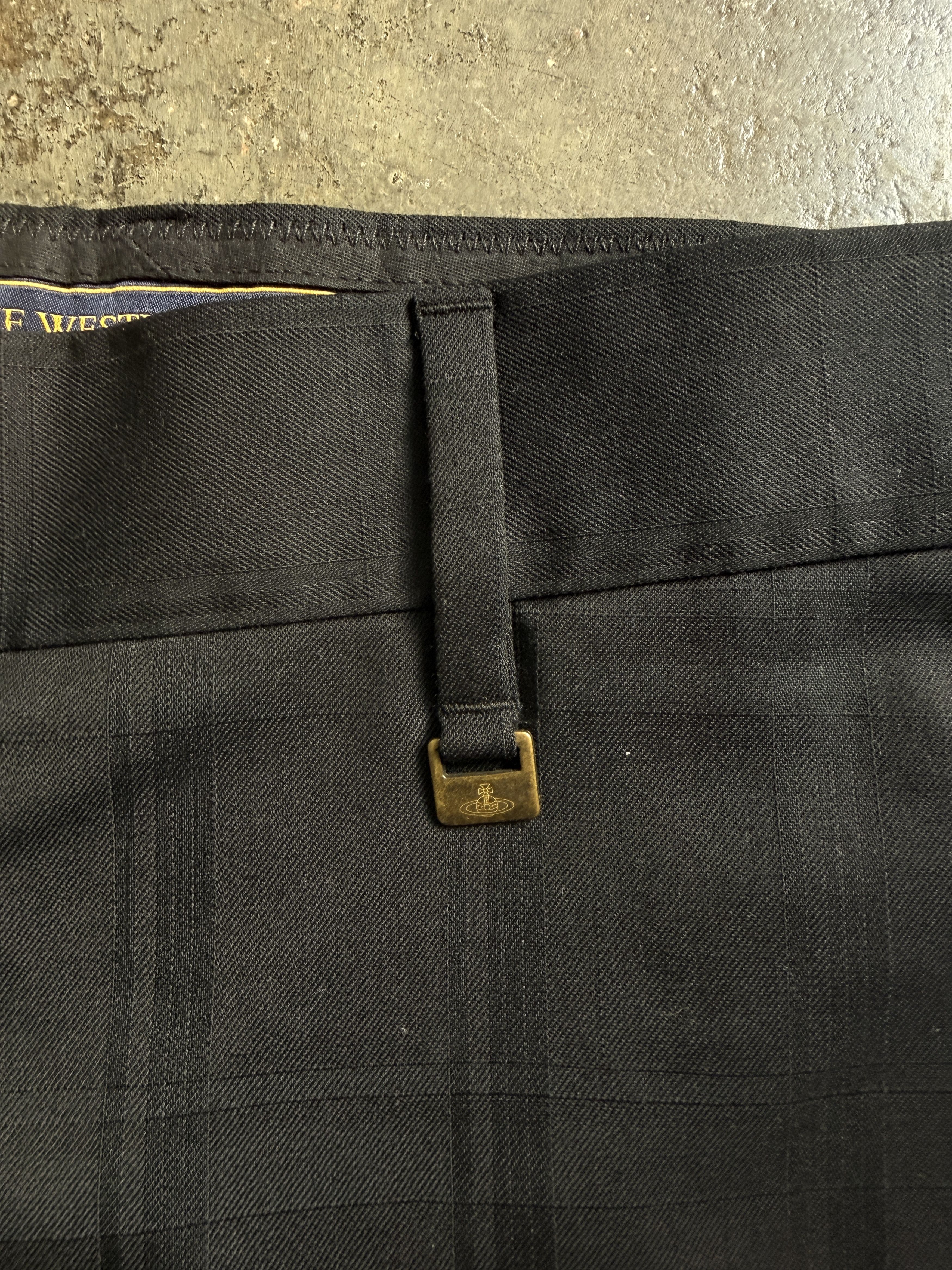 Vivienne Westwood 2011 New Cropped Wool Vivienne Pants w/ Tartan Pattern Size US 34 / EU 50 - 4 Thumbnail