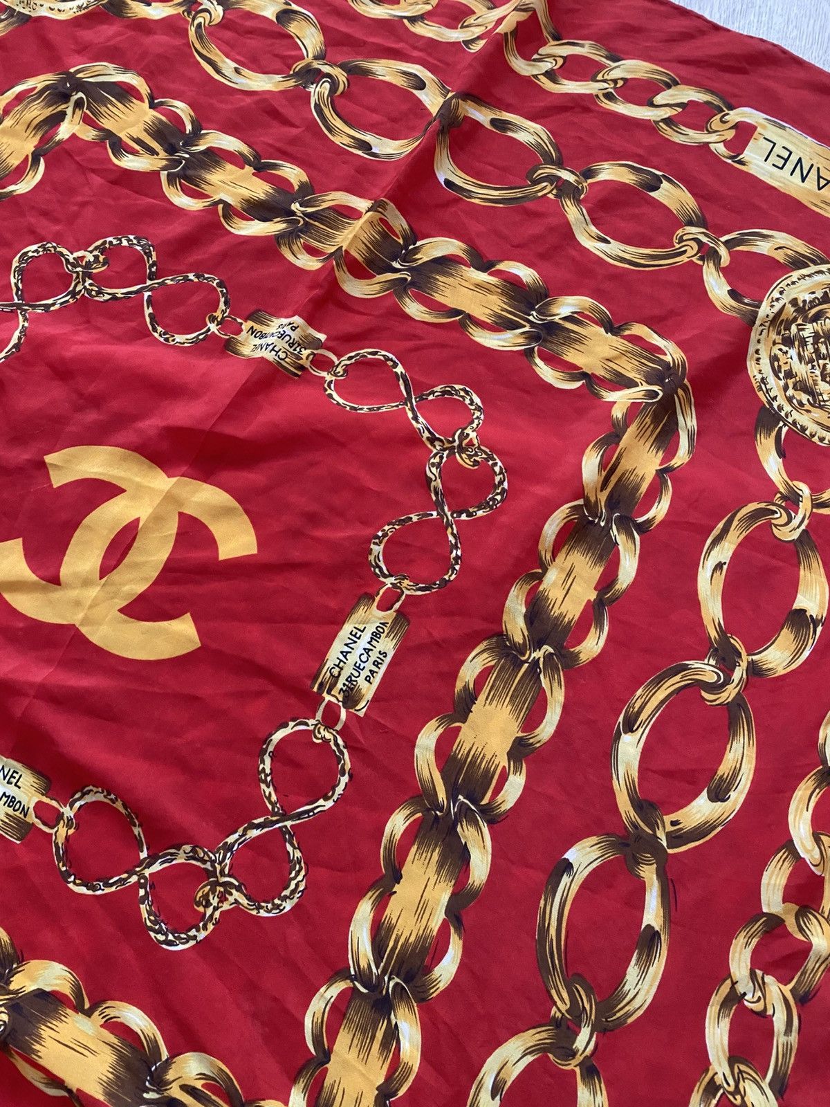 Chanel Vintage Chanel Scarf Size ONE SIZE - 4 Thumbnail