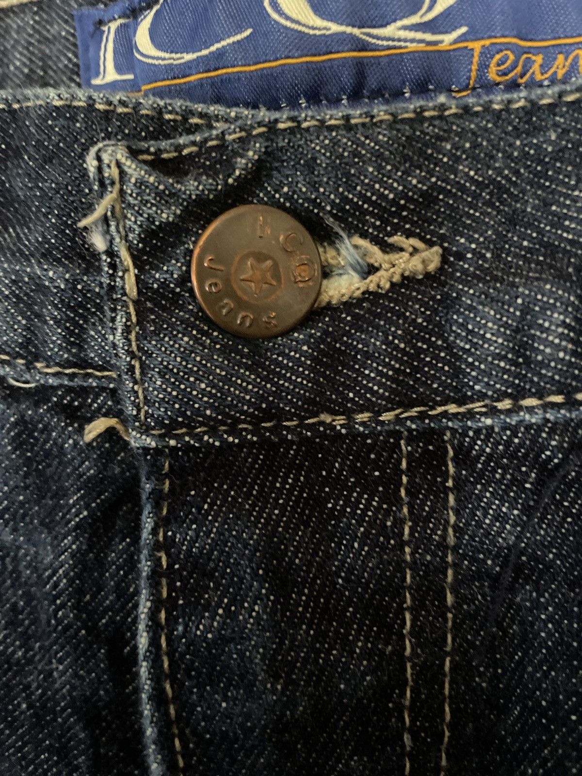 Designer × Vintage ICQ Jeans Blue Denim Jorts 40 y2k skater hip hop urban vtg 🔥 Size US 40 / EU 56 - 2 Thumbnail