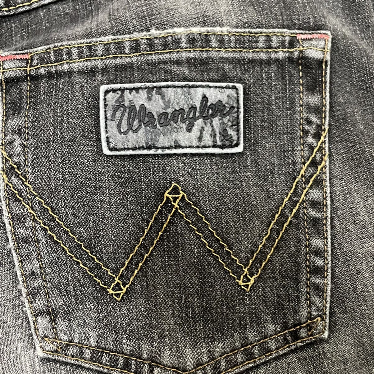 Wrangler 🔥Vintage Wrangler W0903 Stoned Washed Distress Denim Jeans Size US 33 - 11 Thumbnail