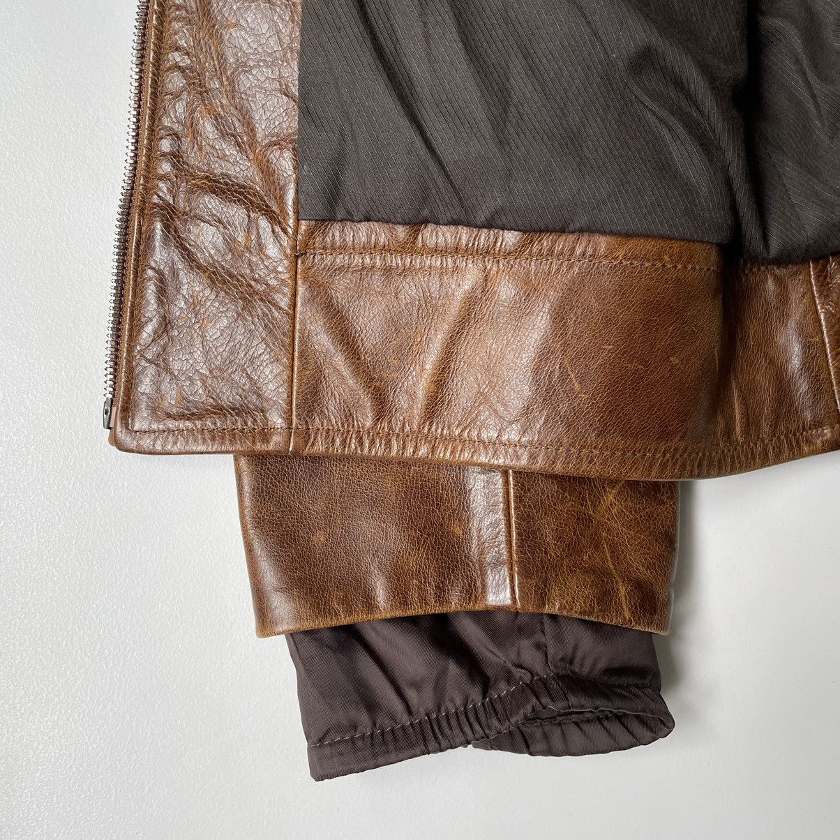 Maison Margiela S/S 2001 Tan Leather Jacket Size US M / EU 48-50 / 2 - 14 Thumbnail