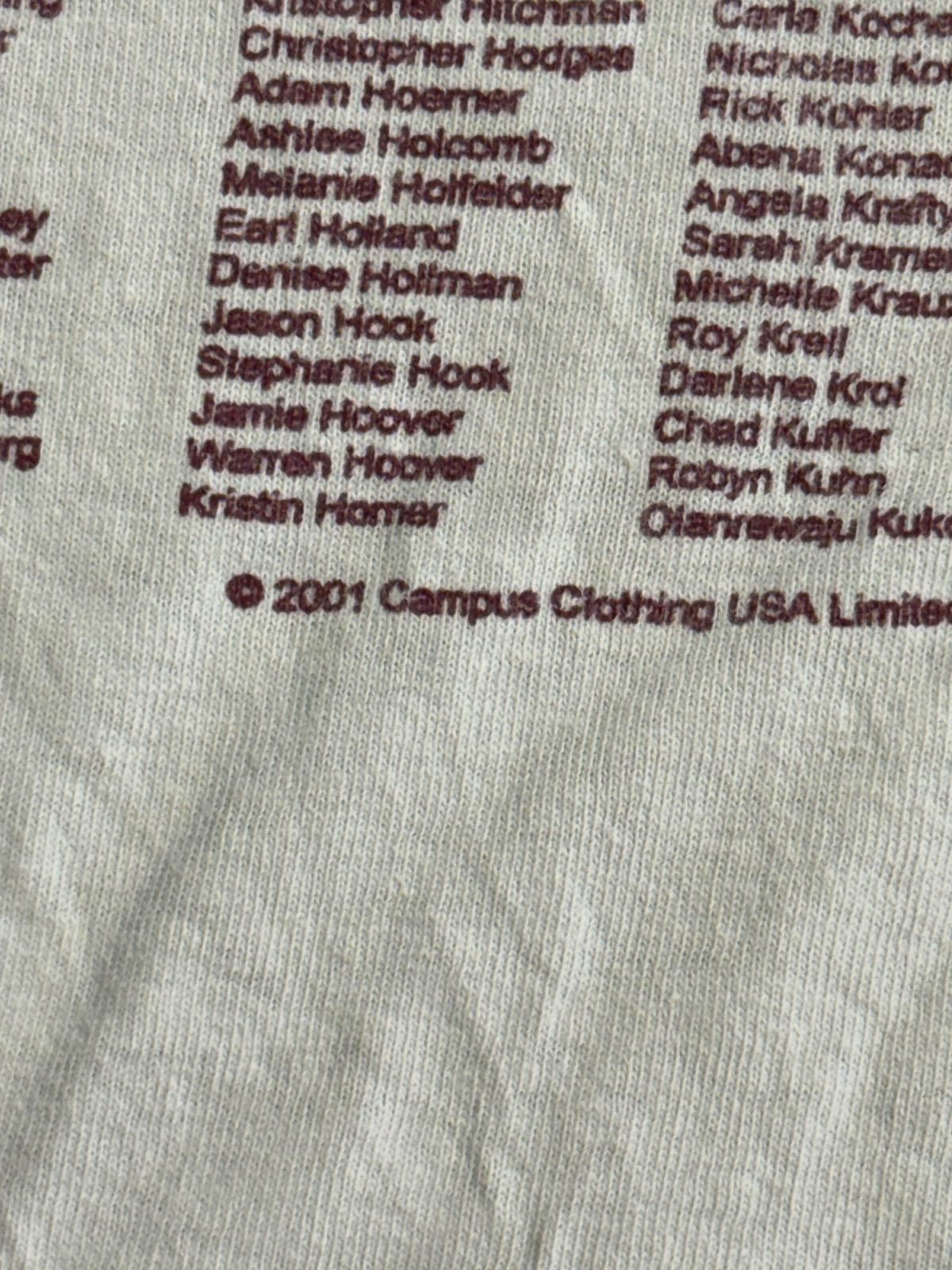 Gildan Thrashd Pennsylvania Western University Edinboro Tshirt 2001 Size US XL / EU 56 / 4 - 8 Thumbnail